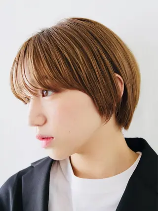 ショート カラー ショートボブ髪質改善 縮毛矯正のプロ山道潤のヘアスタイル