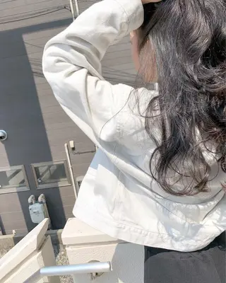ロング パーマ 艶髪・酸性ストレート フリツのヘアスタイル