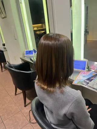 ミディアム 都築 明日香のヘアスタイル