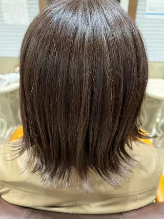 ミディアム 山口 莉々香のヘアスタイル