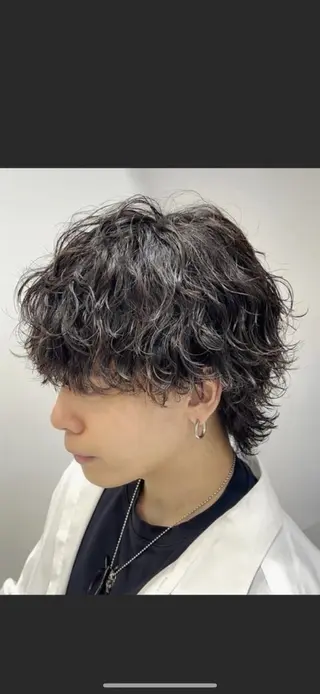 パーマ メンズ ☀️メンズパーマ☀️ /栄/濵﨑新成のヘアスタイル