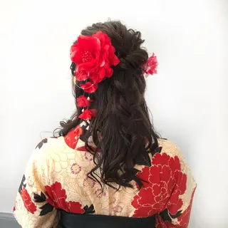 ヘアアレンジ 🪐脱白髪染め 🪐松尾菜々美のヘアスタイル