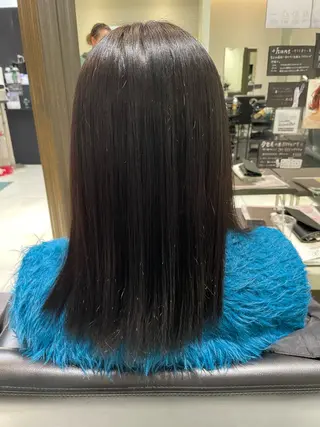 ミディアム パーマ メンズモデル板橋 島田依杏のヘアスタイル