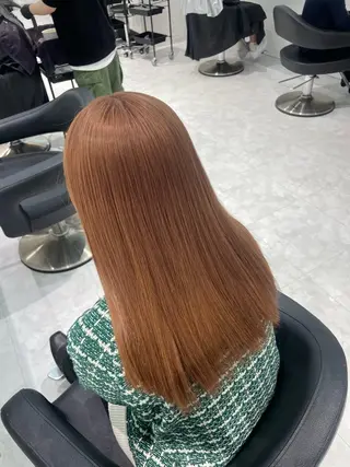 カラー 🤍ブリーチなし ブラウンhimi🤍のヘアスタイル