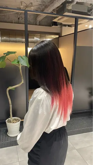 ロング カラー 💝ブリーチ ショート/れい💝のヘアスタイル