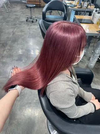 ロング カラー ハイトーン 横浜💞ミオのヘアスタイル