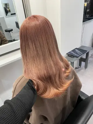 ミディアム カラー Cielro【 シェイロ 】所属・Cielro/ダブル カラー/西田咲希のヘアスタイル