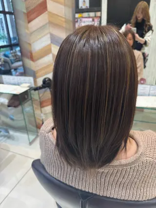 カラー 🧸 EARTH 佃 萌海 ☁️のヘアスタイル