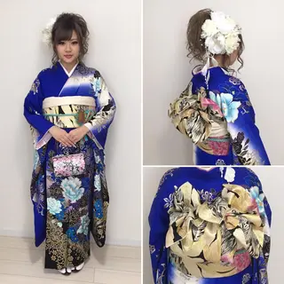 セミロング ヘアアレンジ KANA カナのマツエク・マツパデザイン