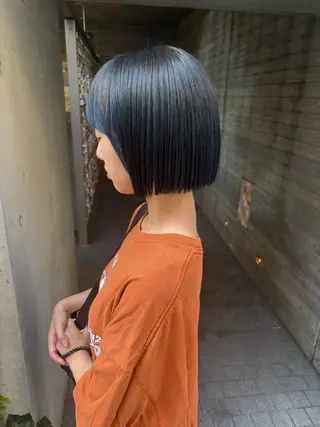 ショート 【美ボブ.艶カラー. 梅田茶屋町】midoのヘアスタイル