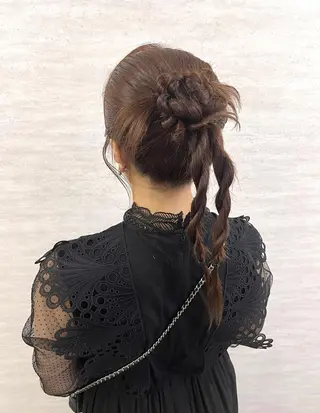 ヘアアレンジ 鈴木 芽香のマツエク・マツパデザイン