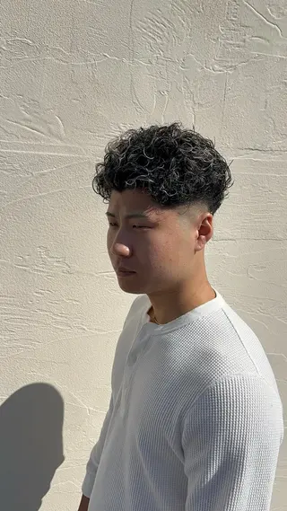 カラー パーマ メンズ 一宮/稲沢/あま市 /小林好裕のヘアスタイル