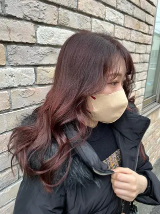 ロング 宮崎 恵多のヘアスタイル