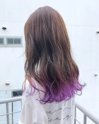 ロング カラー ヘアアレンジ 【池袋/スパイキー ショート】ⓝⓘⓜⓤのヘアスタイル