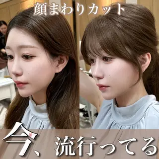 ロング カラー 🇰🇷韓国風くびれ ヘア🇰🇷中村優大のヘアスタイル