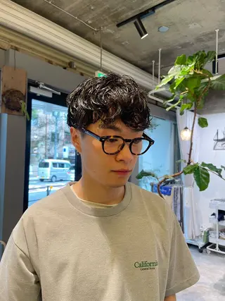 パーマ メンズ zestKalon 🔗IBUのヘアスタイル