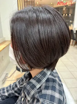 ショート たなか なおのヘアスタイル
