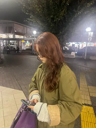 カラー reuna rikoのヘアスタイル