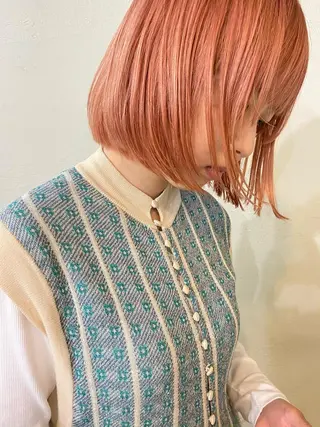 ショート なぎ🌿.∘[ボブ, ニュアンスカラー]のヘアスタイル