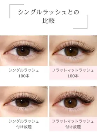 マツエク・マツパ 岩間 優子のマツエク・マツパデザイン