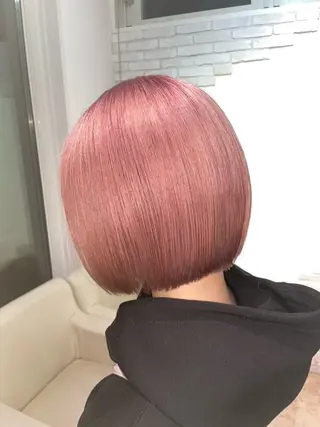 ショート カラー ハイトーン/骨格矯正 カット/HARU✂️のヘアスタイル