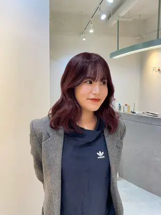 セミロング 🎀 liz🎀のヘアスタイル