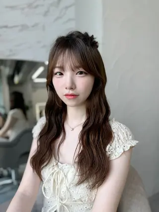 ロング ヘアアレンジ Ciete Shioriのヘアスタイル