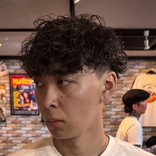 ショート パーマ メンズ 立川メンズカット/ メンズパーマ💈三上のヘアスタイル