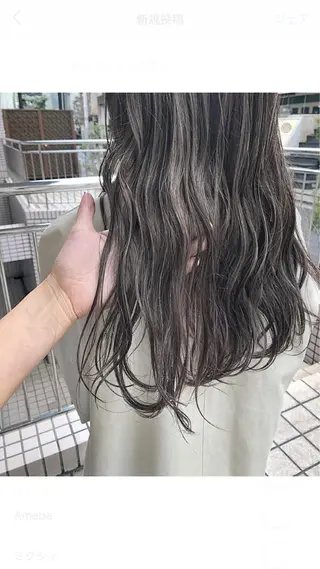 ミディアム カラー パーマ ヘアアレンジ メンズ ネイル マツエク・マツパ 天神レイヤーカット No.1💖マユカのヘアスタイル