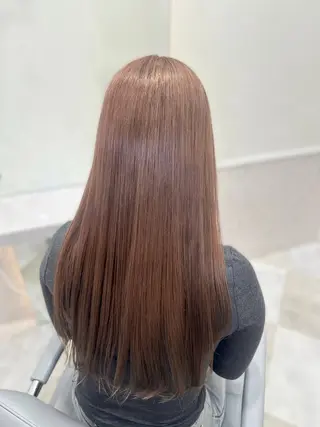 ロング カラー 🎀ちゃんりお🎀 /ブリーチなしカラーのヘアスタイル