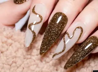ネイル bijou nails 蓮のネイルデザイン