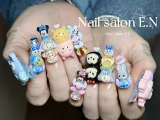 ネイル E.N🦋 長さ出し/持ち込みのネイルデザイン