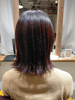 ミディアム カラー Culumi クルミ 松井照雄/梅田茶屋町のヘアスタイル