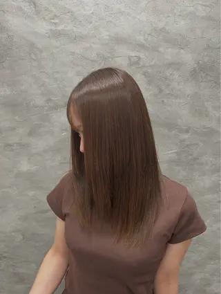 ロング 酸性ストレート/ ボブ/暖色/リコのヘアスタイル