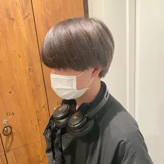ショート カラー メンズ ハッシュカット/艶感 カラー/ユウキ✨のヘアスタイル