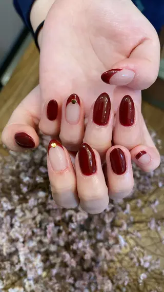 ネイル crystal ⭐︎ colorのネイルデザイン