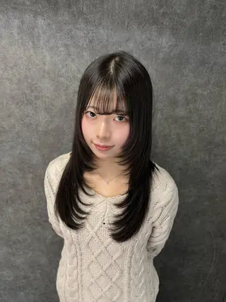 ロング Reflet新宿本店2nd所属・🐺新宿manabu カットモデル募集中のヘアスタイル