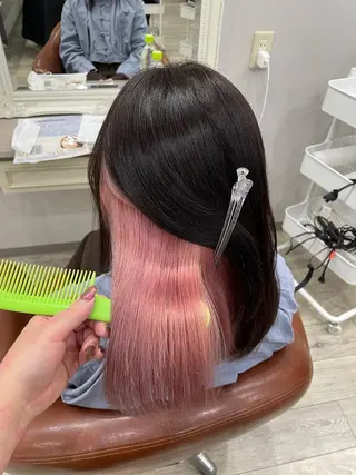 カラー 緑区/艶髪 🦋柿下のヘアスタイル
