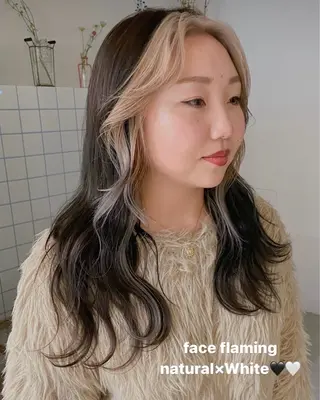 ロング カラー ニイ/栄/ ボブカットモデル募集のヘアスタイル