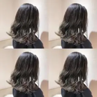 ミディアム カラー Minami. 🩵 再現性特化ヘアのヘアスタイル