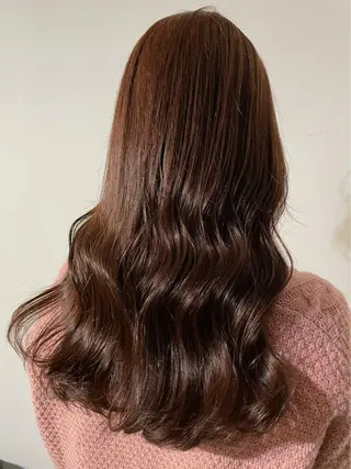 ロング カラー ヘアアレンジ キッズ ネイル アイブロウ 顔まわり/W カラー/リョウのヘアスタイル