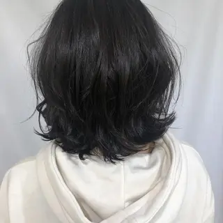ミディアム 美谷添(ミヤゾエ) まどか大人ヘアサロンのヘアスタイル