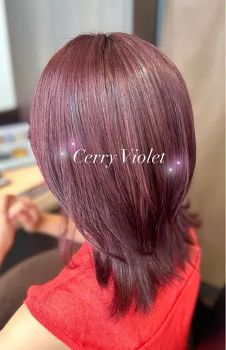 ミディアム カラー ⭐️似合わせアップ ⭐️並木奏絵のヘアスタイル