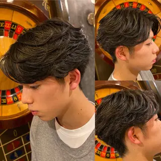 パーマ 阿賀 佑季のヘアスタイル