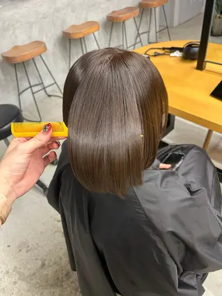 ショート カラー 天神/韓国レイヤー /髪質改善/ココロのヘアスタイル