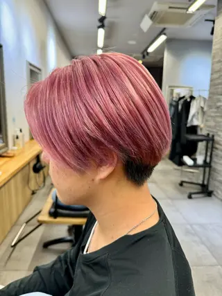 カラー メンズ 縮毛矯正/髪質改善 インナーカラーせいぎのヘアスタイル