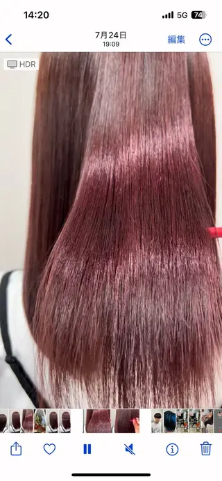 ロング カラー CRECE 🪅小森 くるみのヘアスタイル