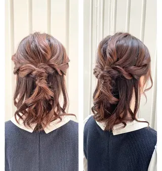 ヘアアレンジ MIKU ナチュラルヘア✂️✨のヘアスタイル