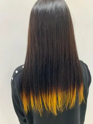 ロング カラー 鈴木 華枝のヘアスタイル