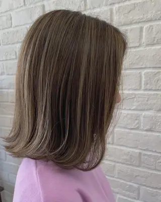 ミディアム 増田 晃士のヘアスタイル